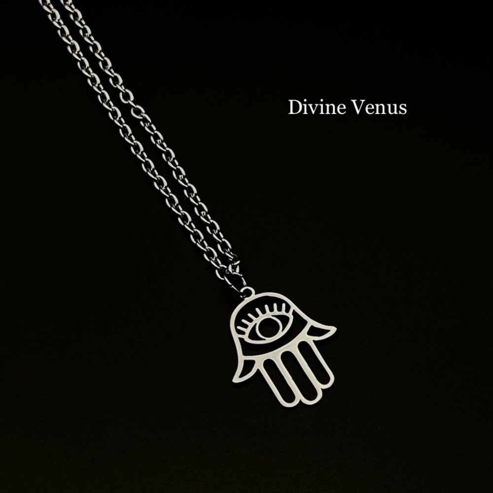 Hamsa Necklace | Stainless Steel Jewelry
